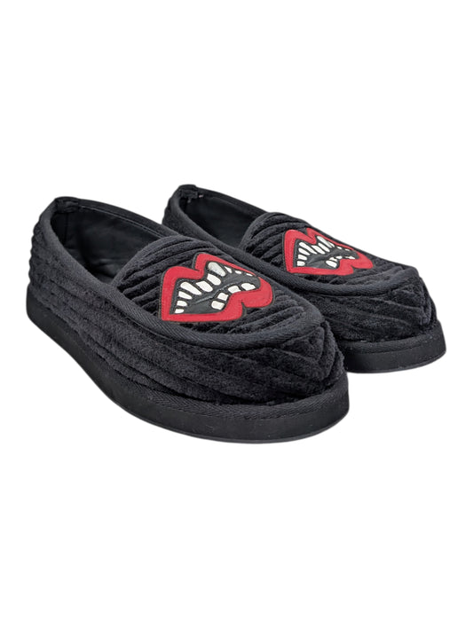 Chrome Hearts Matty Boy Chomper Patch Corduroy Slippers Authentic Shoes