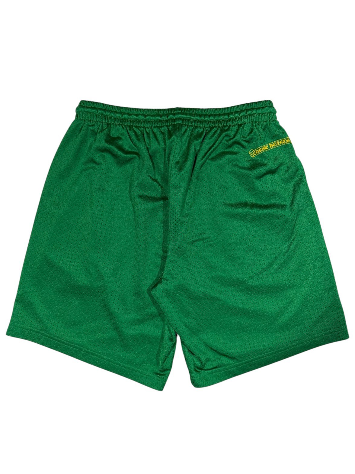 Mesh Warm Up Shorts Chrome Hearts Green Jersey Stadium