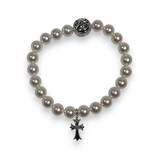 chrome hearts Mikimoto bracelet