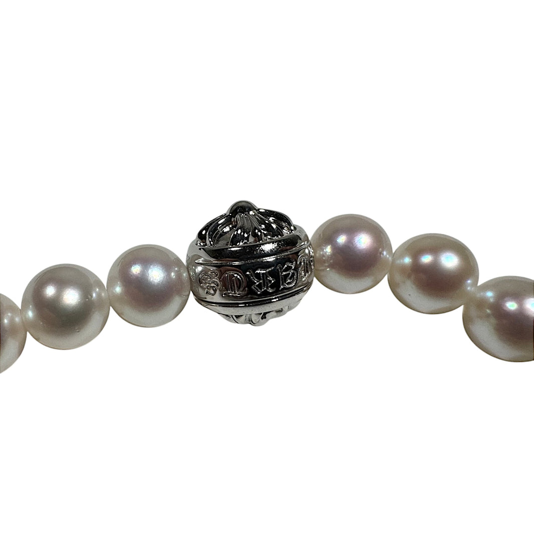 chrome hearts pearl necklace