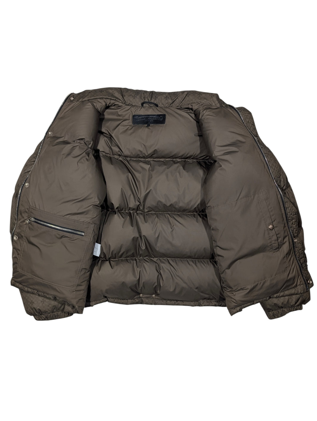 Chrome Hearts Green Monogram Plus Puffer Jacket Verified YP Collective