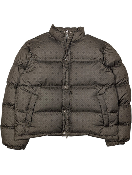 Chrome Hearts Green Monogram Plus Puffer Jacket Authentic Heavy Jackets