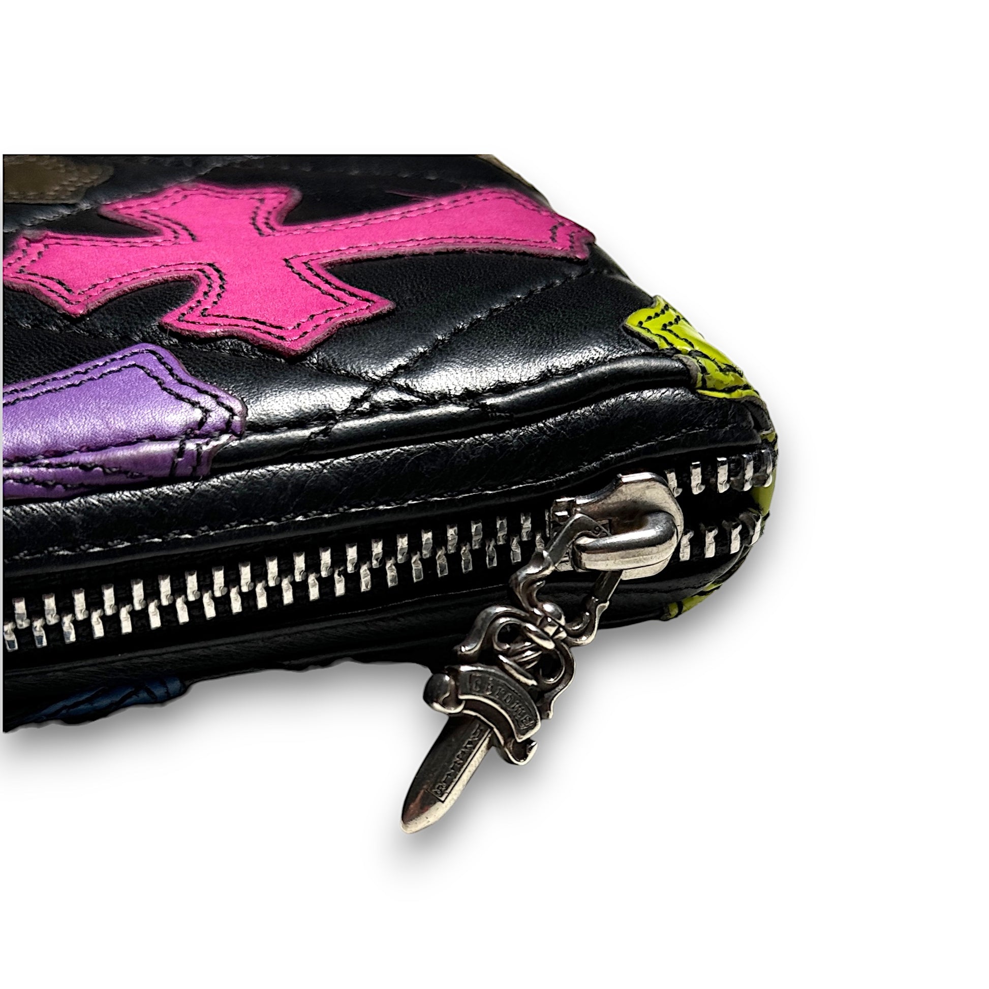 Chrome hearts cross patch wallet