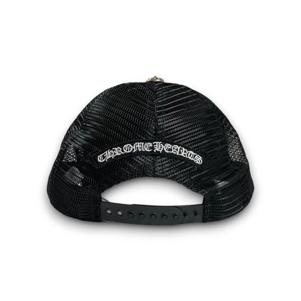Chrome Hearts "King Taco" Multicolor Cross Trucker Hat Sterling Silver Hardware