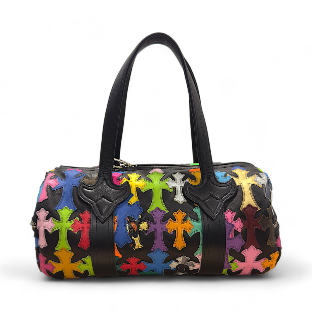 1/1 Multi Color Cross Patch Tiny Duffle