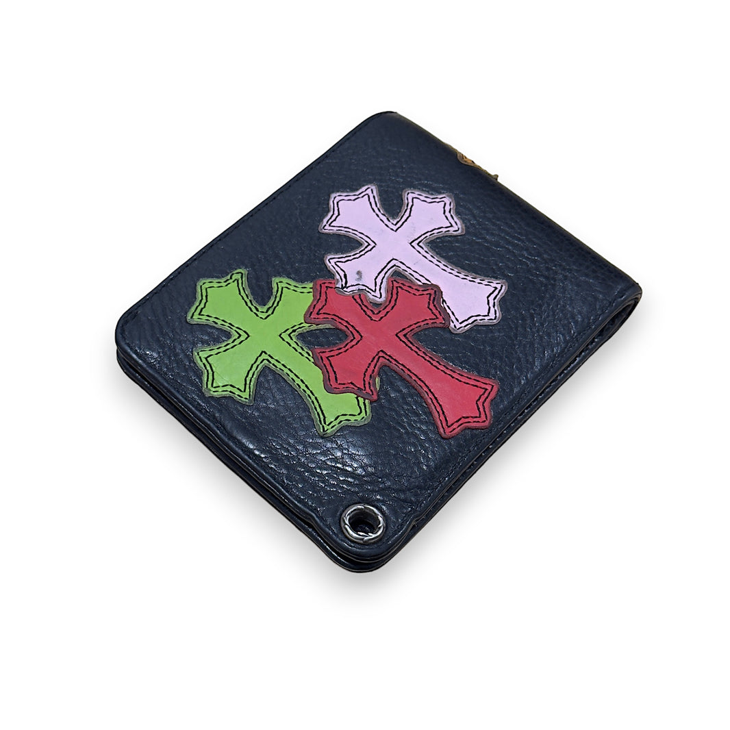 Chrome Hearts 1/1 Multi Color Cross Patch Bifold Wallet Archival