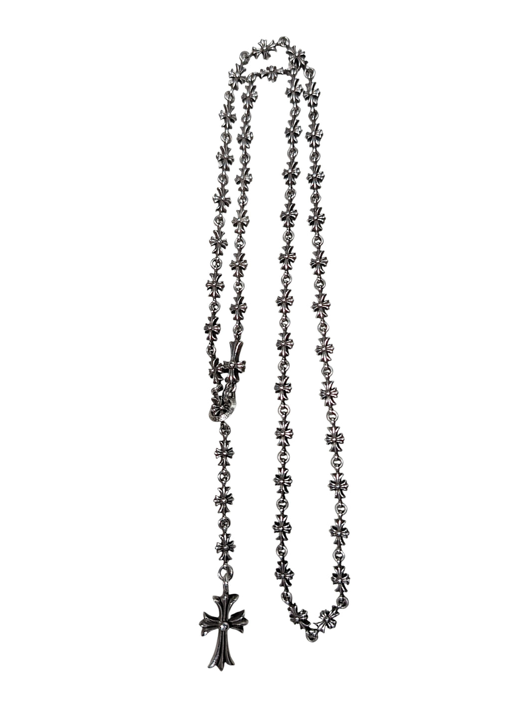 30" Tiny E Rosary Necklace w/ Babyfat & Tiny Fat