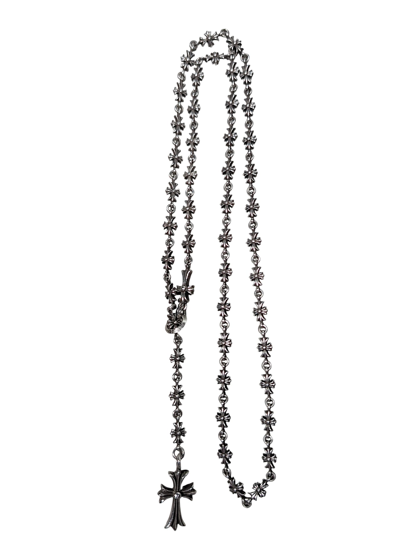 30" Tiny E Rosary Necklace w/ Babyfat & Tiny Fat