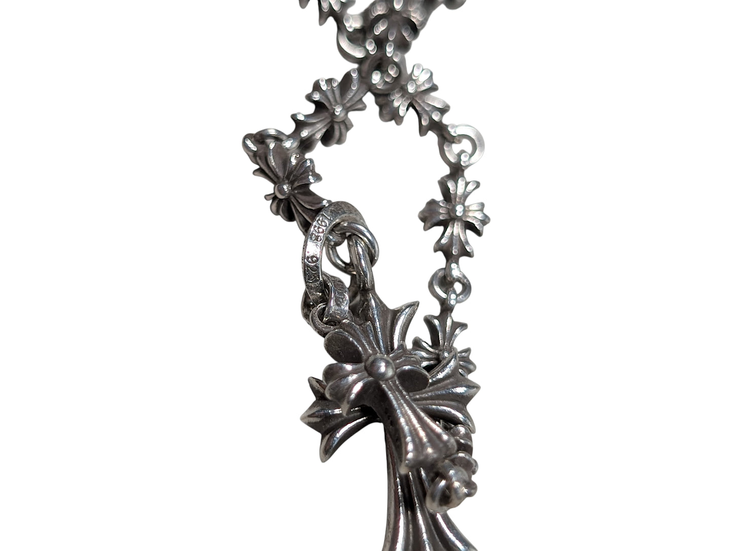 30" Tiny E Rosary Necklace w/ Babyfat & Tiny Fat