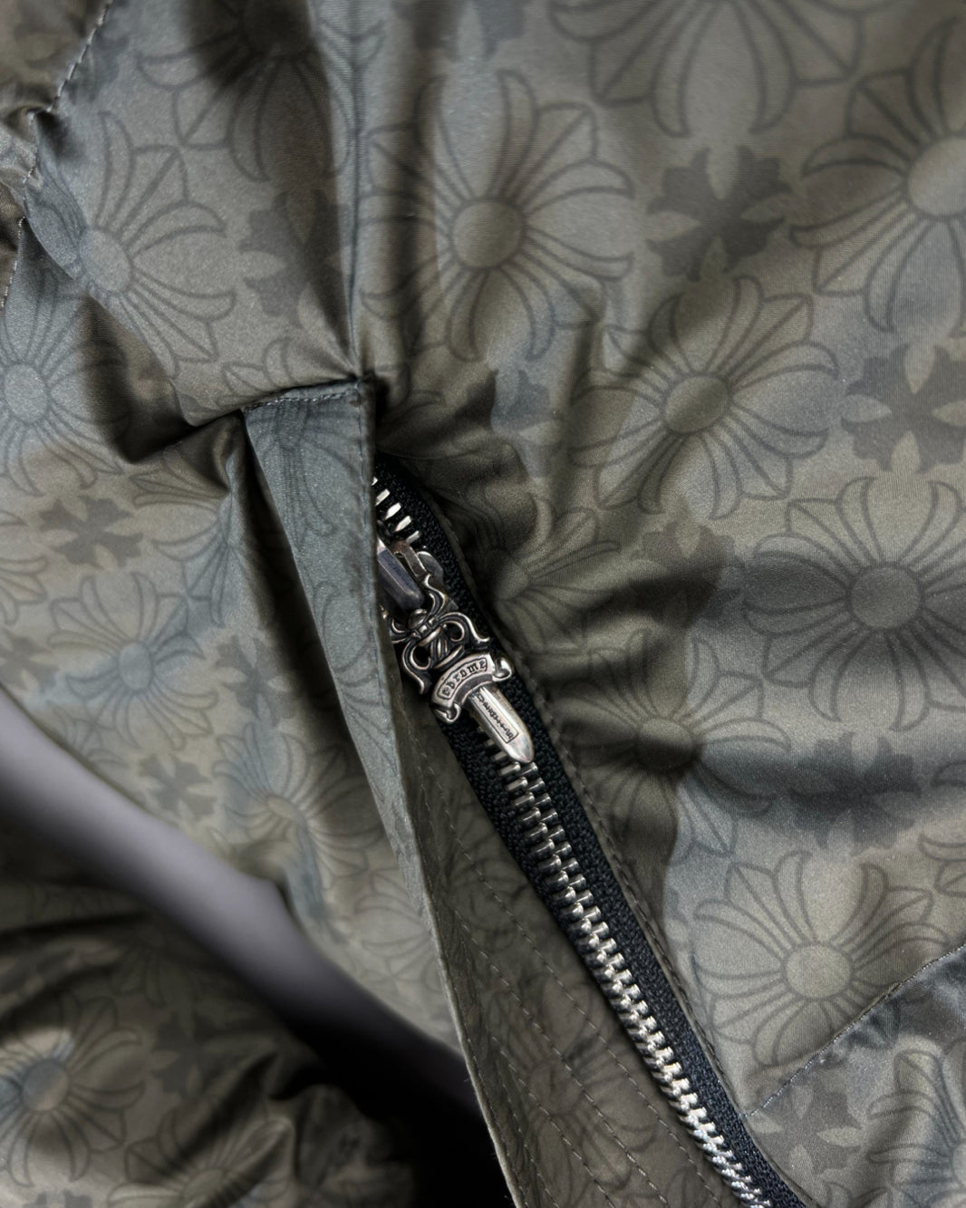 Chrome Hearts Monogram Plus Stiff V2 Puffer Jacket Authenticated Designer