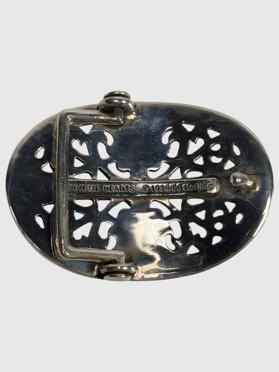 Oval Belt Buckle by Chrome Hearts for 1.5 Inch Straps