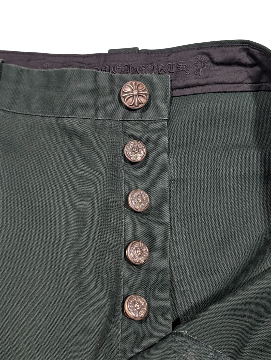 Chrome Hearts Green Double Knee Carpenter Pants Japan Exclusive Verified YP Collective