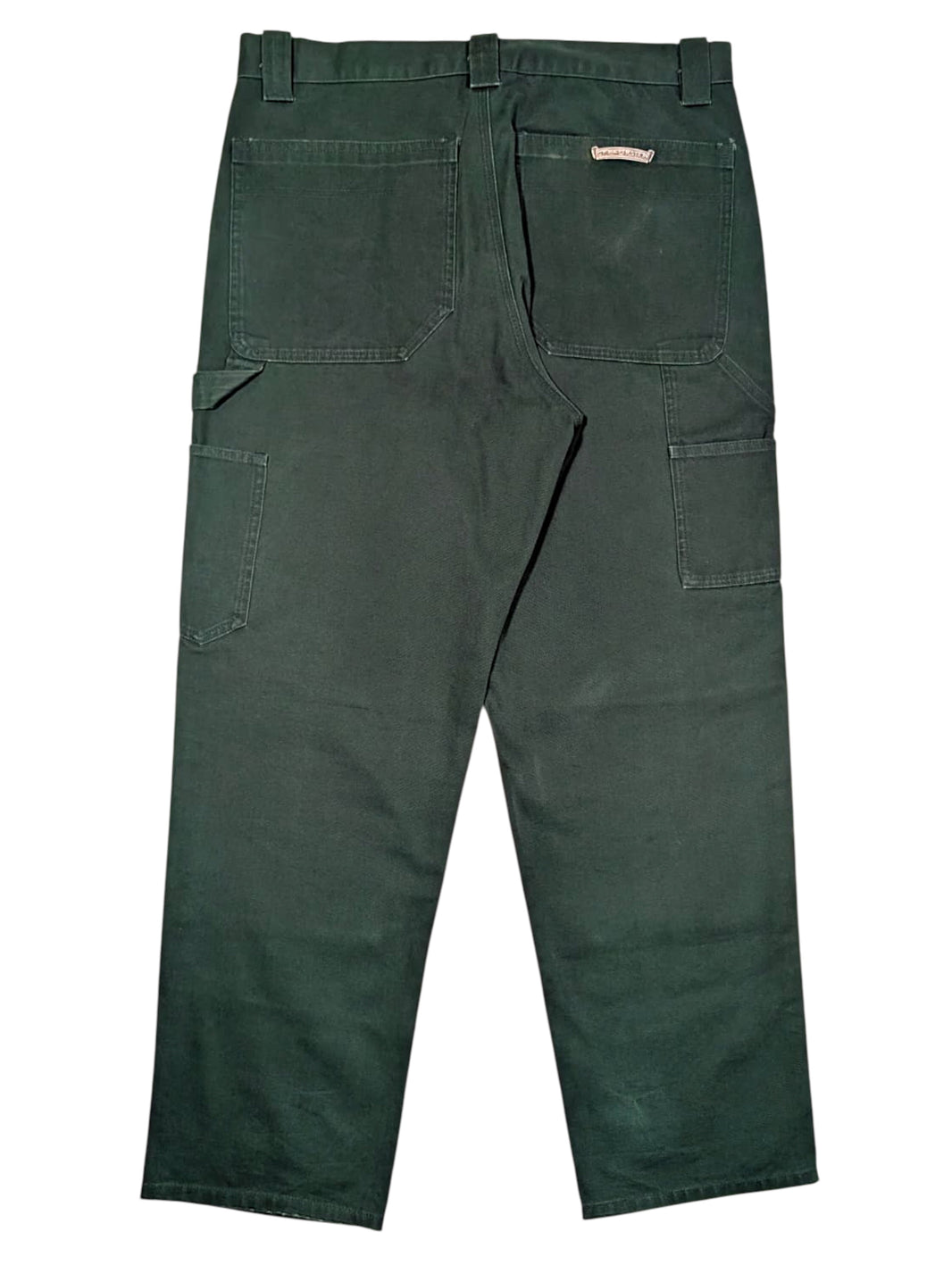 Chrome Hearts Green Double Knee Carpenter Pants Japan Exclusive Sterling Silver Hardware