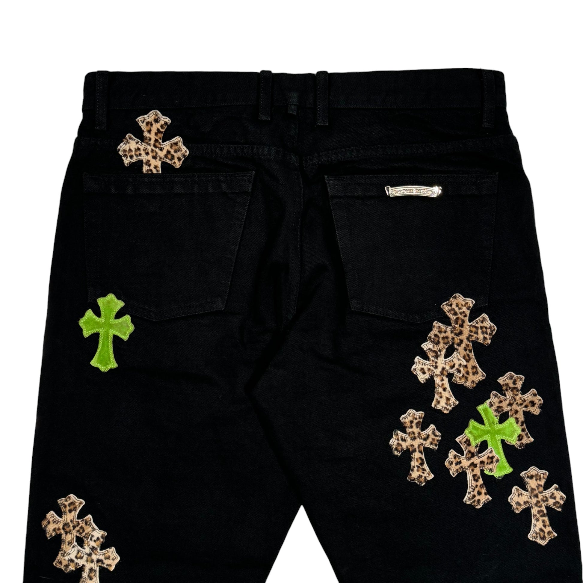 Chrome hearts leopard jeans