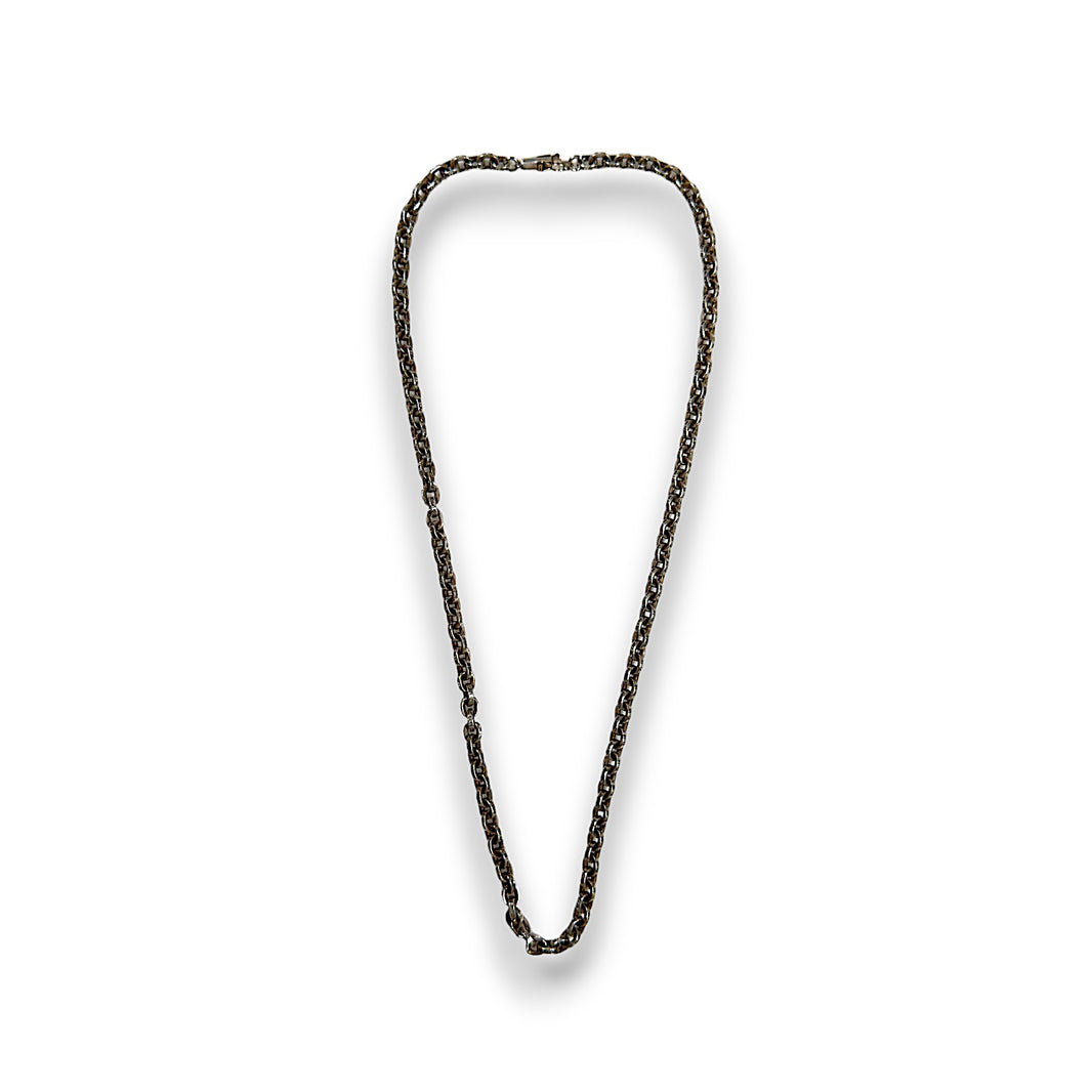 Chrome Hearts Paper Chain Necklace 20" Sterling Silver Hardware
