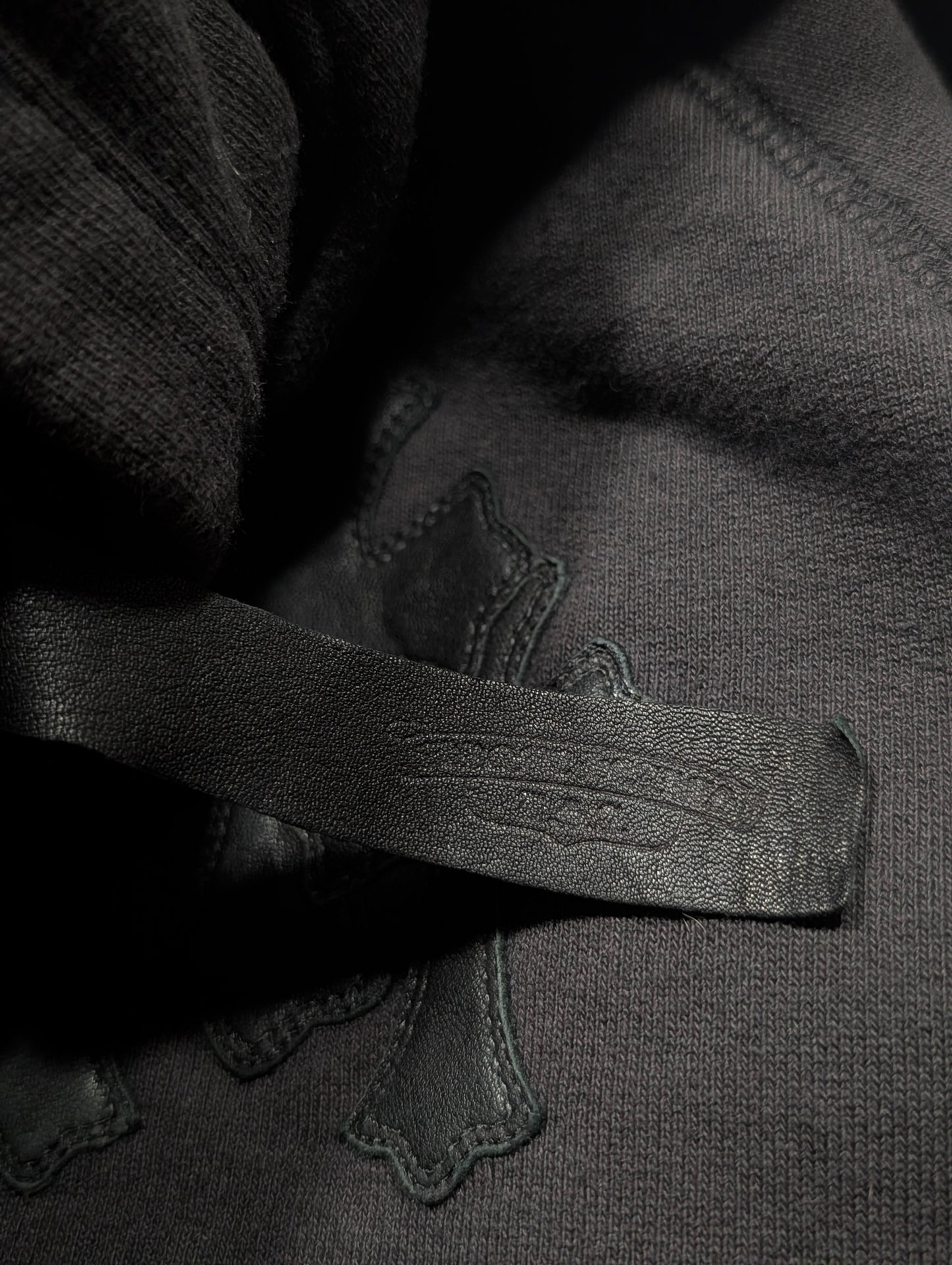 Paper Jam Triple Cross Patch Zip Up Hoodie