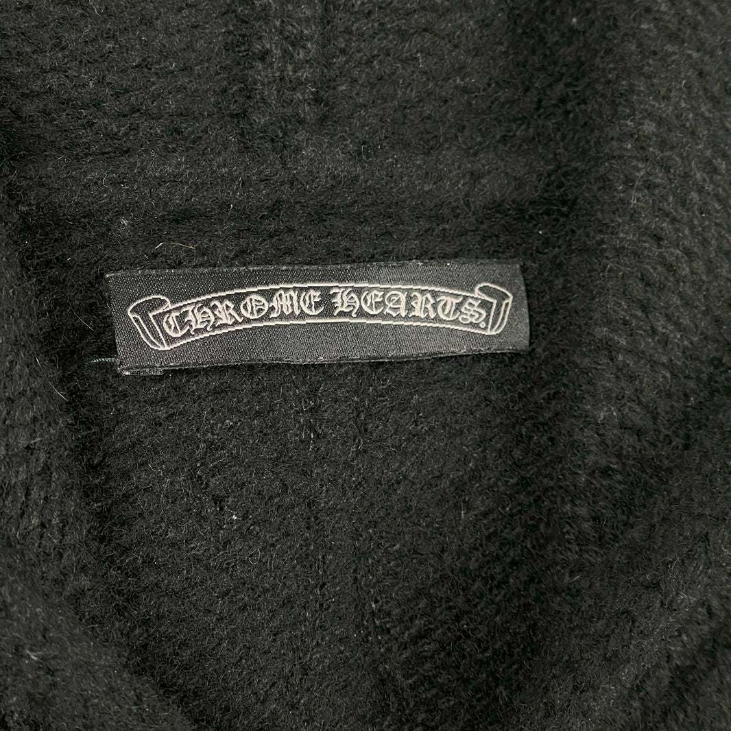 Chrome Hearts Sleeveless Cross Patch Cashmere Hoodie Vest Archival