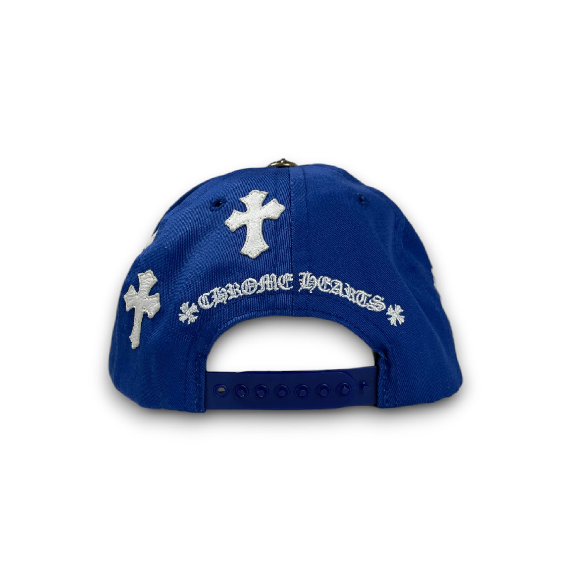 Chrome Hearts Blue Baseball Cross Patch Hat