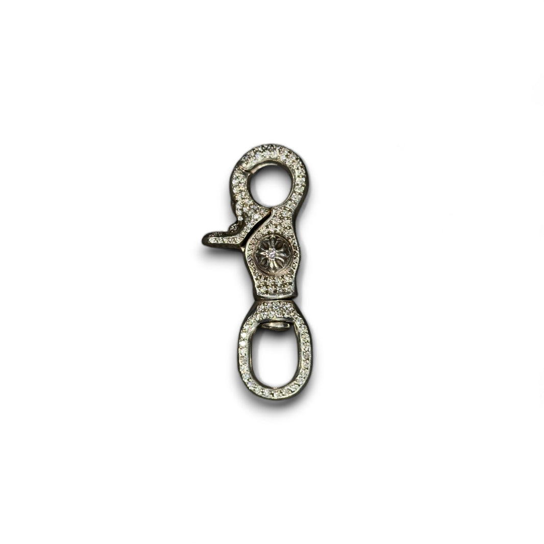 Diamond Pave Lobster Clasp Keychain