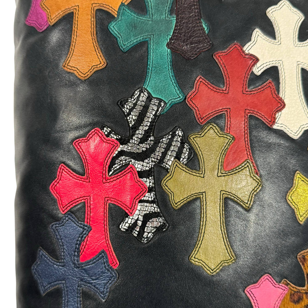 chrome hearts multi color cross patch