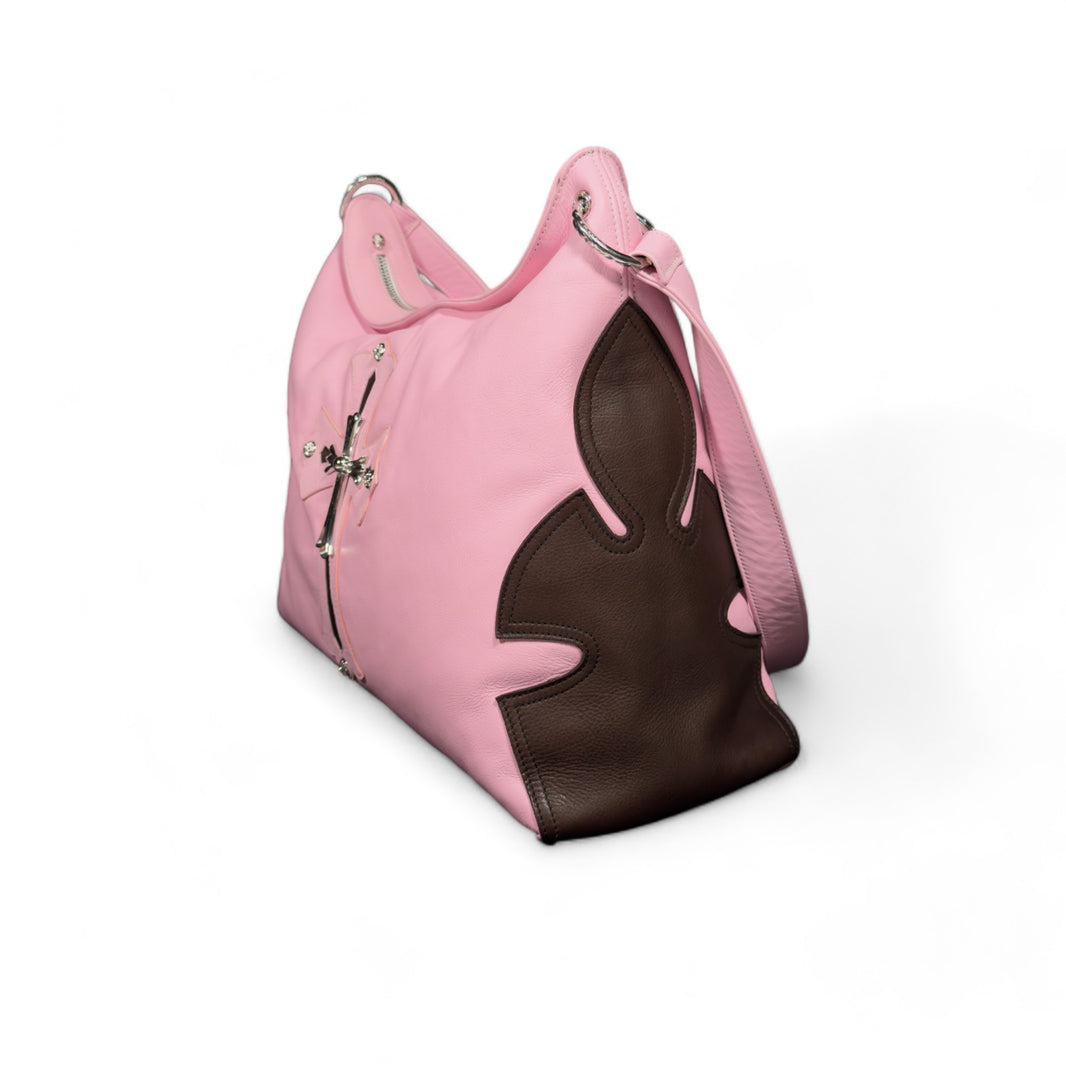 Chrome Hearts Pink Chocolate Lyon Bag Verified YP Collective