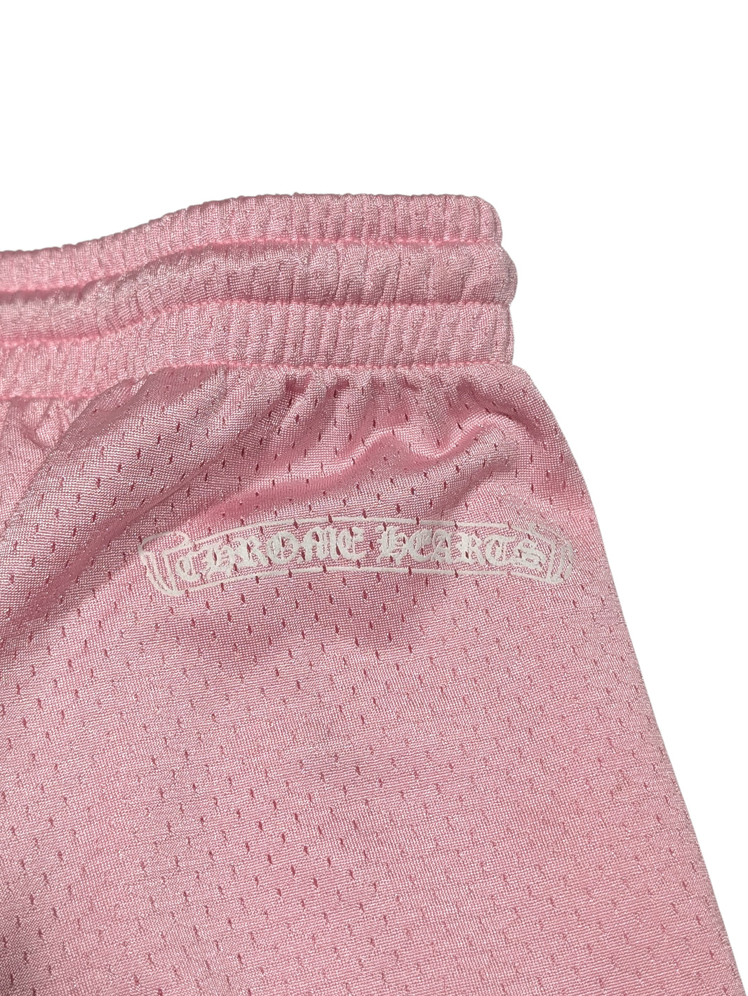 Chrome Hearts Pink Mesh "Love You" Basketball Shorts Verified YP Collective