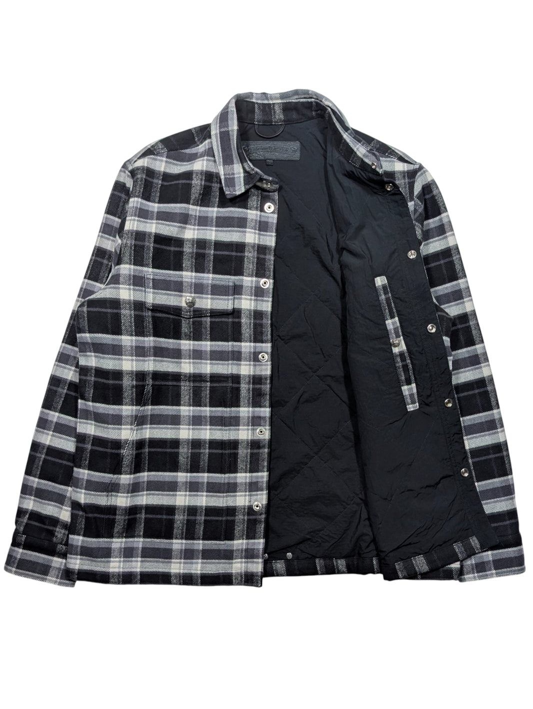 Chrome Hearts Work Dog Quilted Flannel Jacket Verified YP Collective