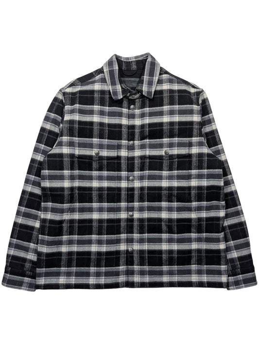 Chrome Hearts Work Dog Quilted Flannel Jacket Authentic Heavy Jackets