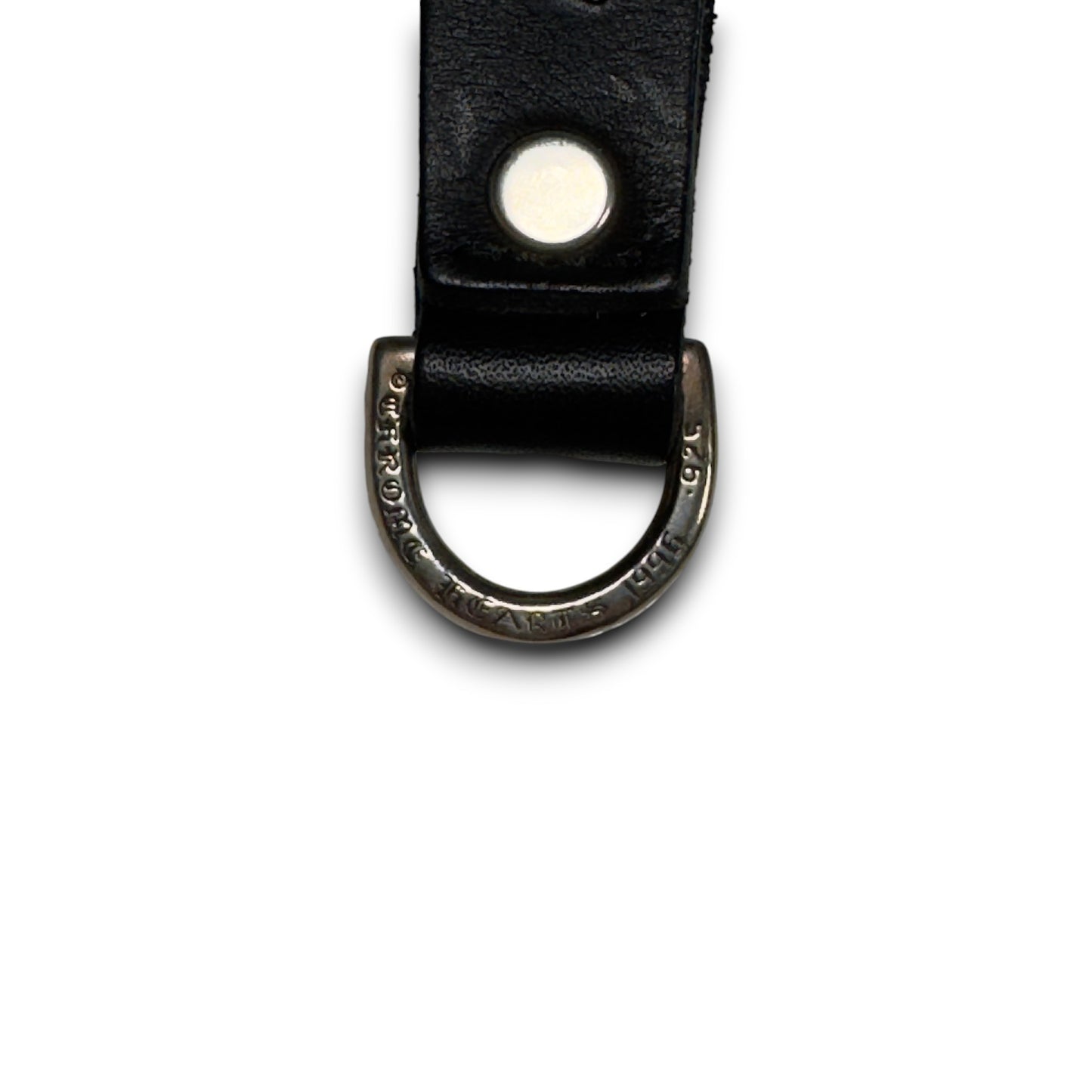 Crossball Leather Belt Loop D Ring