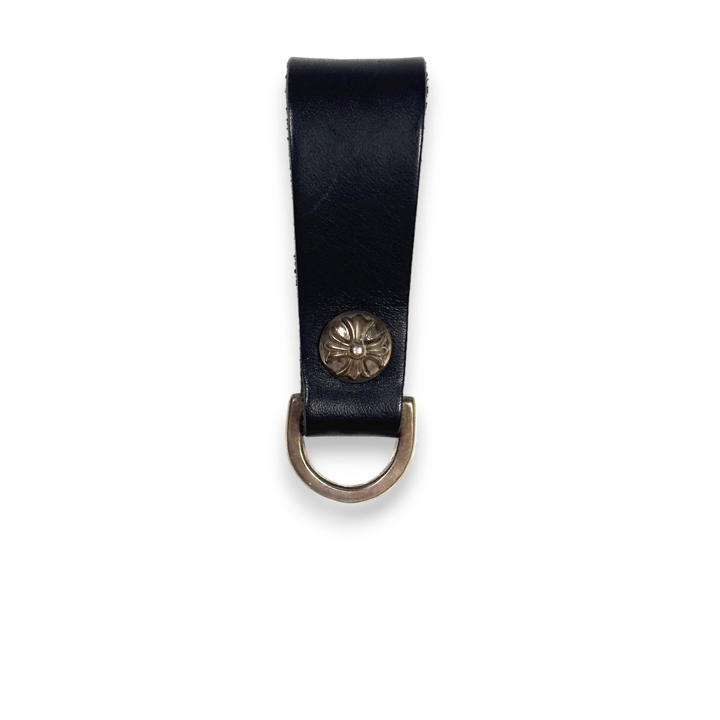 Crossball Leather Belt Loop D Ring