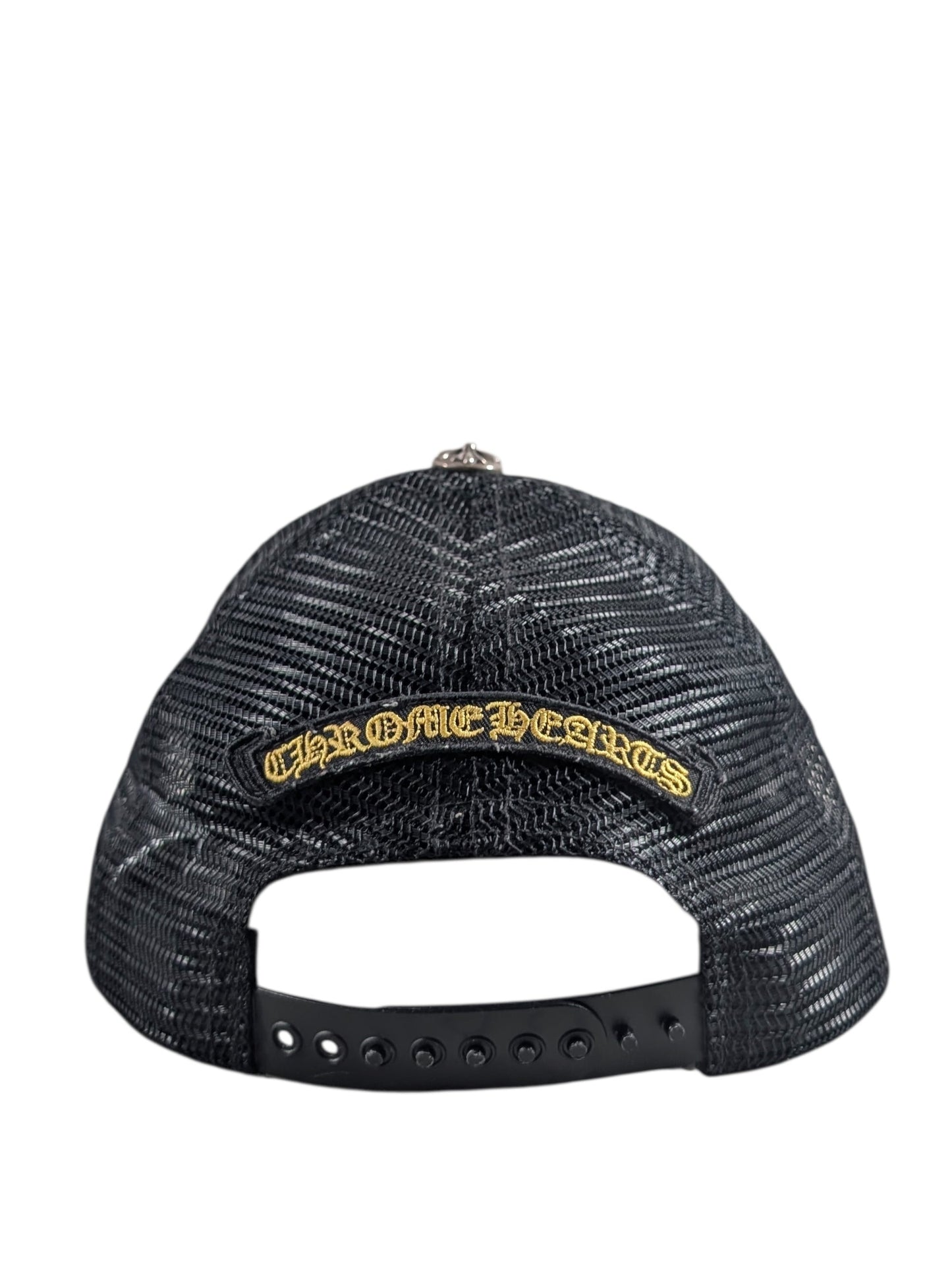 Camo Cross Plus Yellow Stamp Trucker Hat