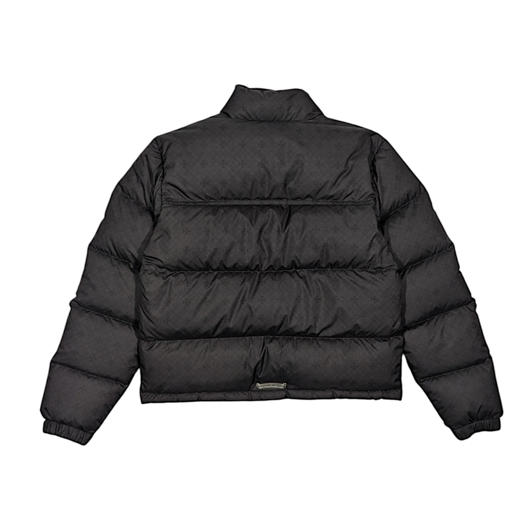 Chrome Hearts Womens Puffer Jacket CH Plus Monogram Stiff V2 Sterling Silver Hardware