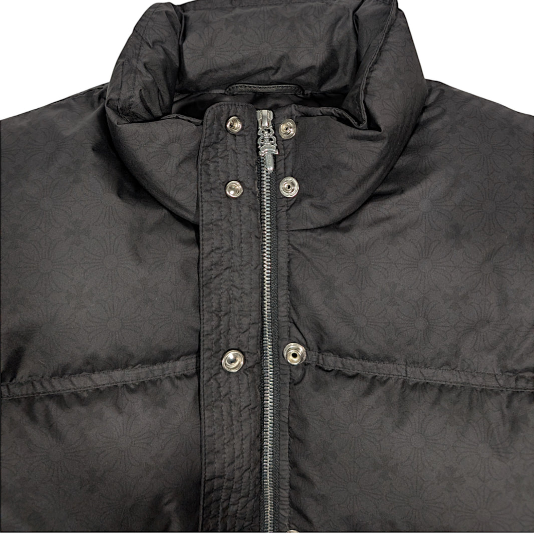 Chrome Hearts Womens Puffer Jacket CH Plus Monogram Stiff V2 Archival
