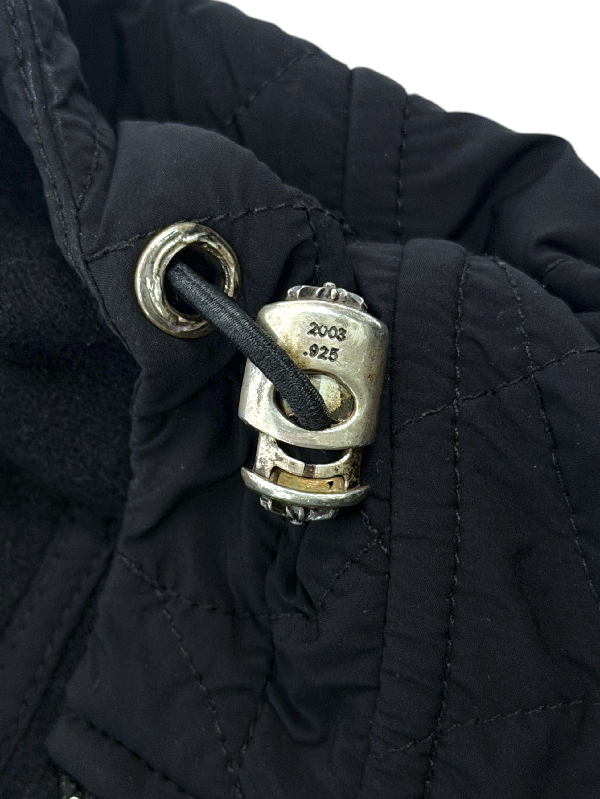 Chrome Hearts .925 Silver Zipper Pull Stamped Sterling Hardware