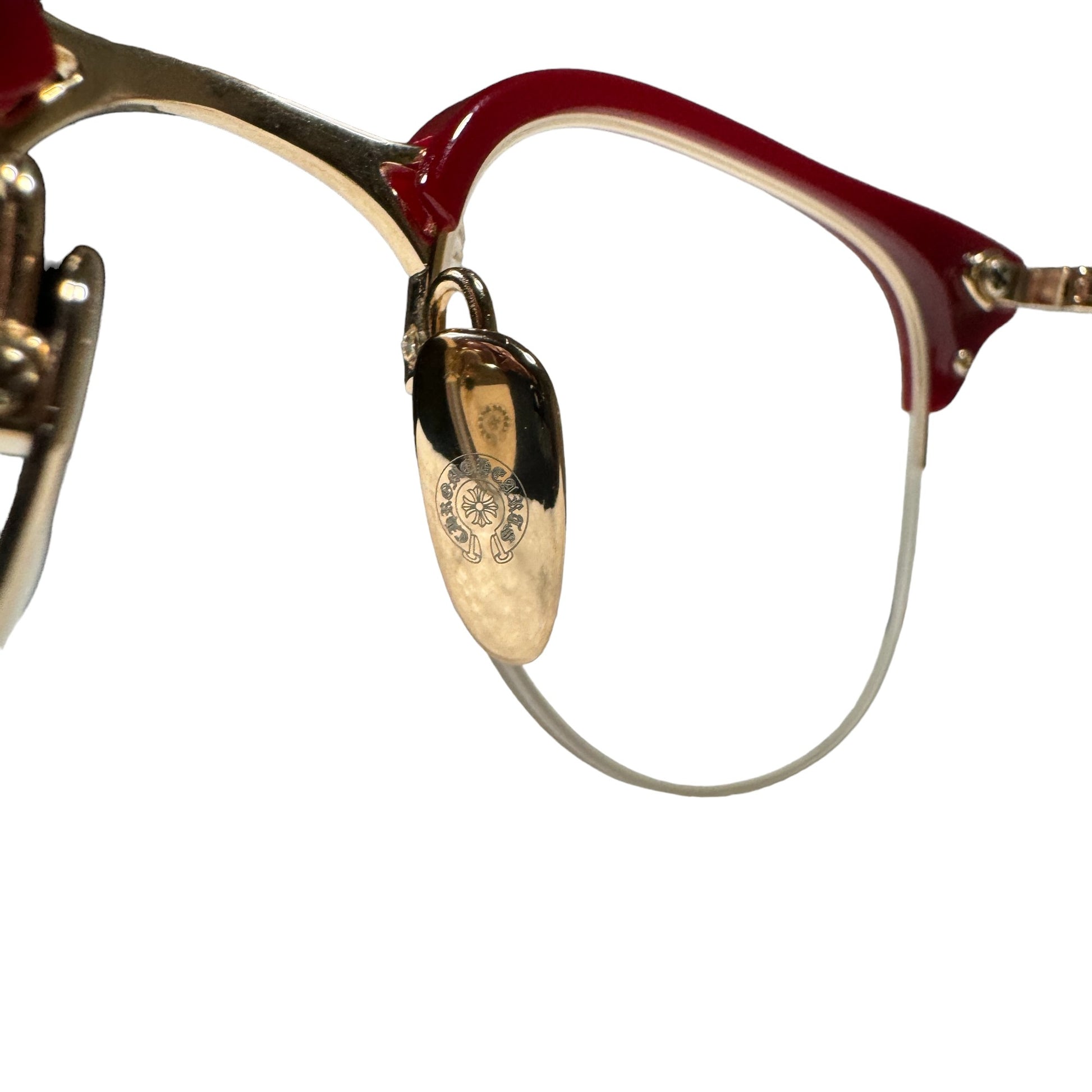 clear chrome hearts glasses