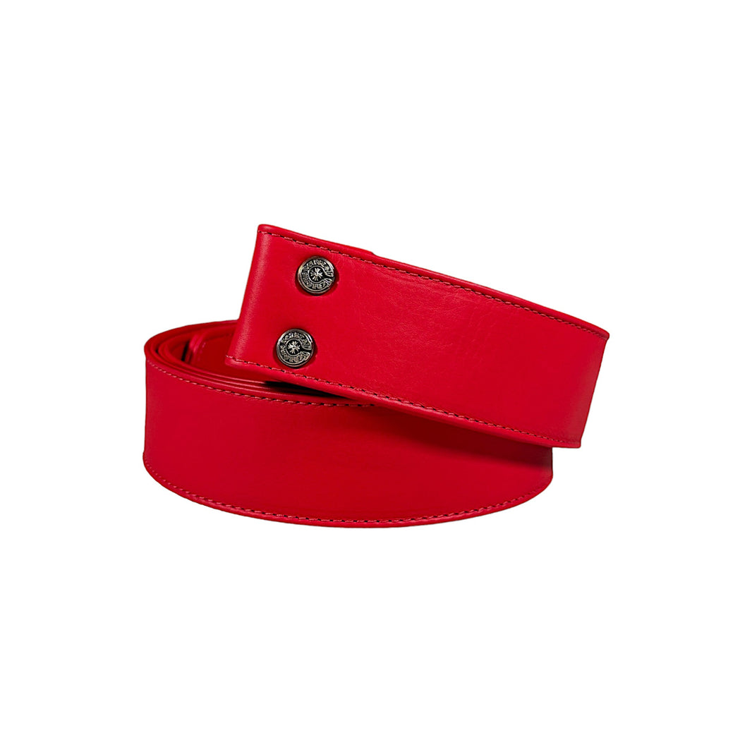 chrome hearts red belt