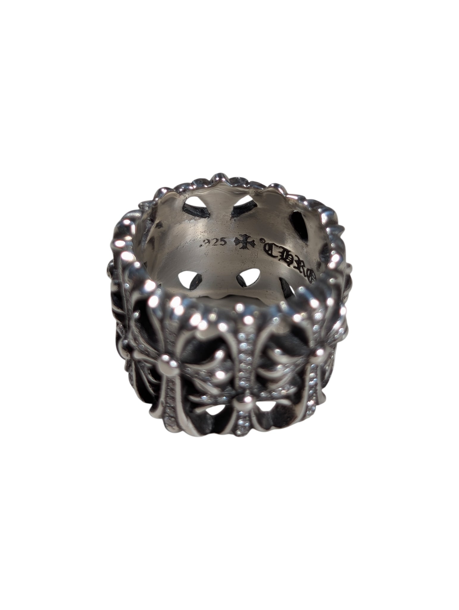 Cemetery Cross Ring Pave Diamond by Chrome Hearts | YP Collective