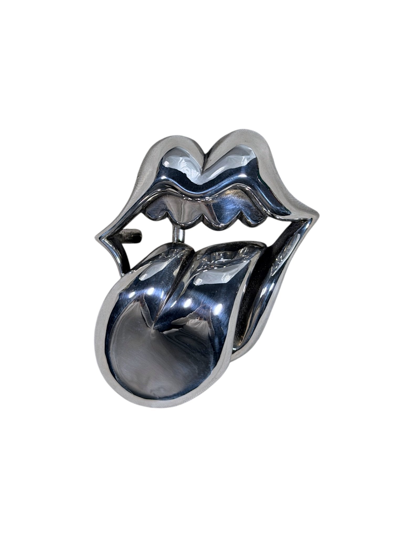 Chrome Hearts Rolling Stones Lip & Tongue Belt Buckle .925 Silver