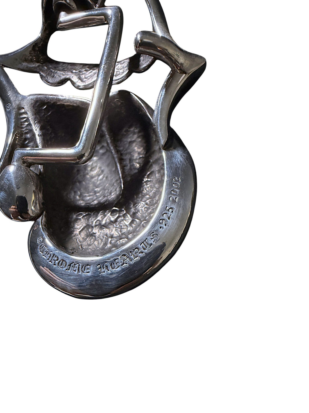 Sculpted Mouth Tongue Hardware Chrome Hearts .925 Silver 2002 Stamp