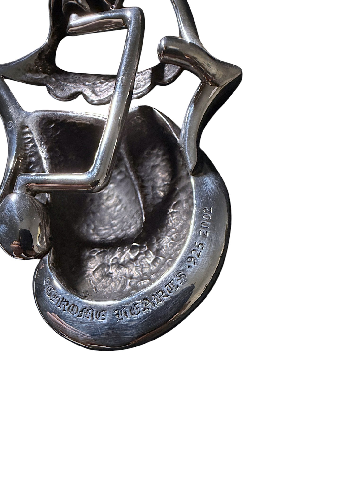 Sculpted Mouth Tongue Hardware Chrome Hearts .925 Silver 2002 Stamp