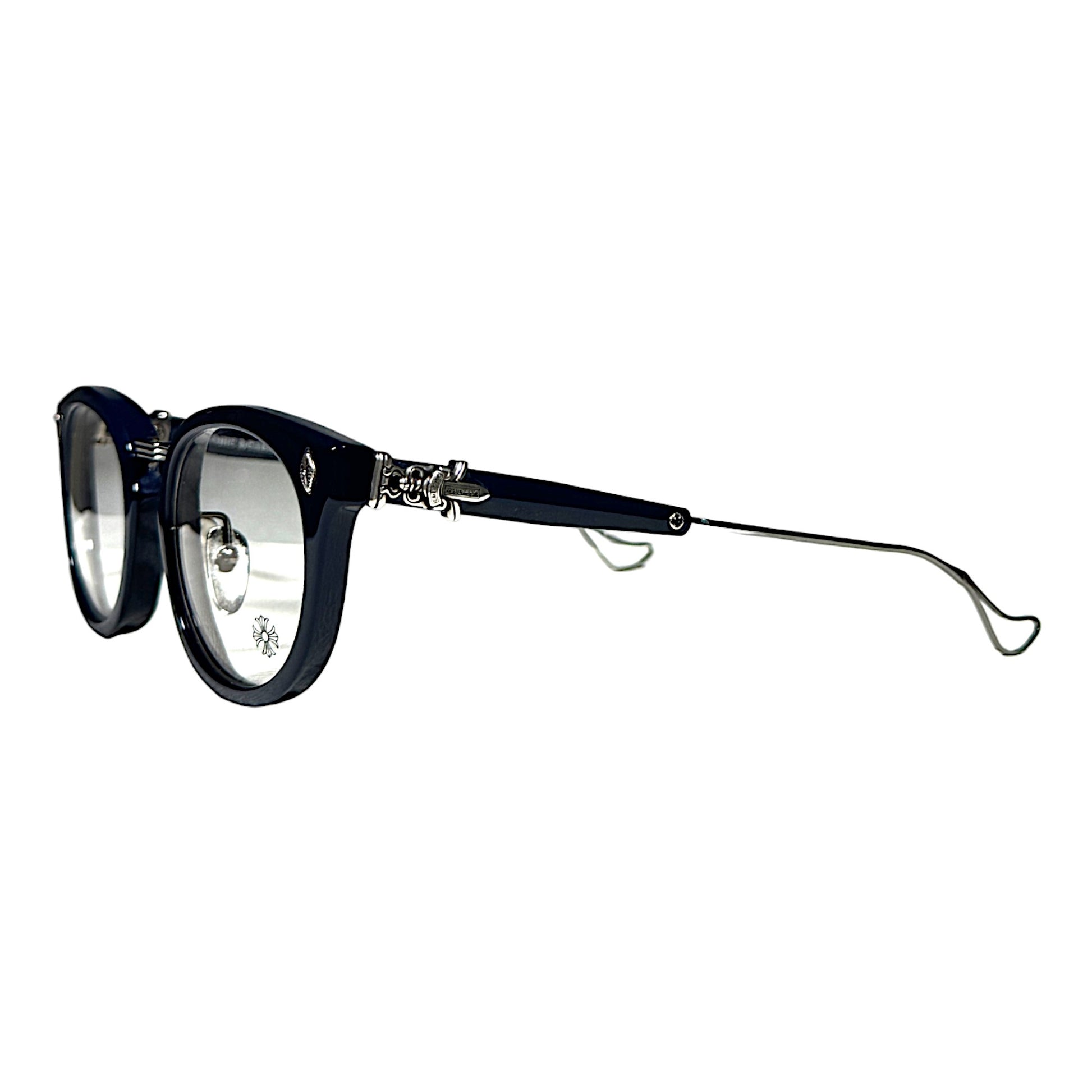 chrome heart goggles SAC 2024 Navy Blue/Silver Glasses by Chrome Hearts