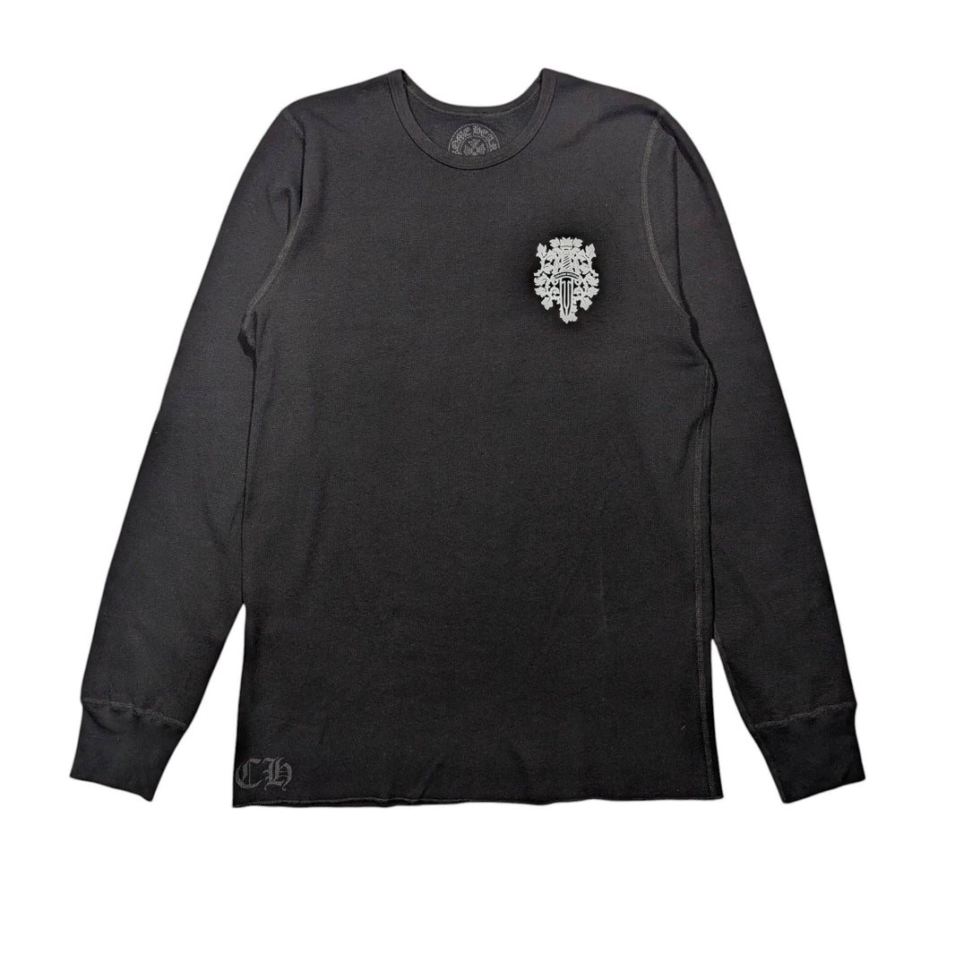 Chrome Hearts Thermal Shirt Vine Dagger LS Sterling Silver Hardware