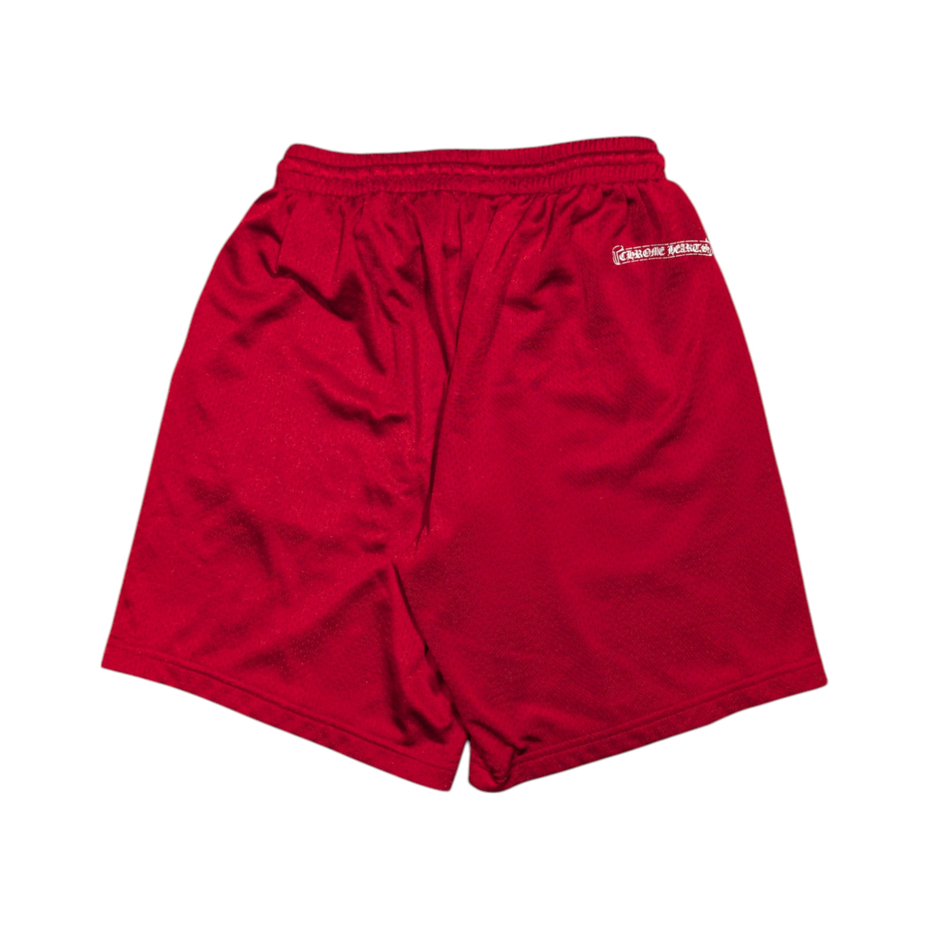Chrome Hearts CH Matty Boy Mesh Team Shorts Sterling Silver Hardware