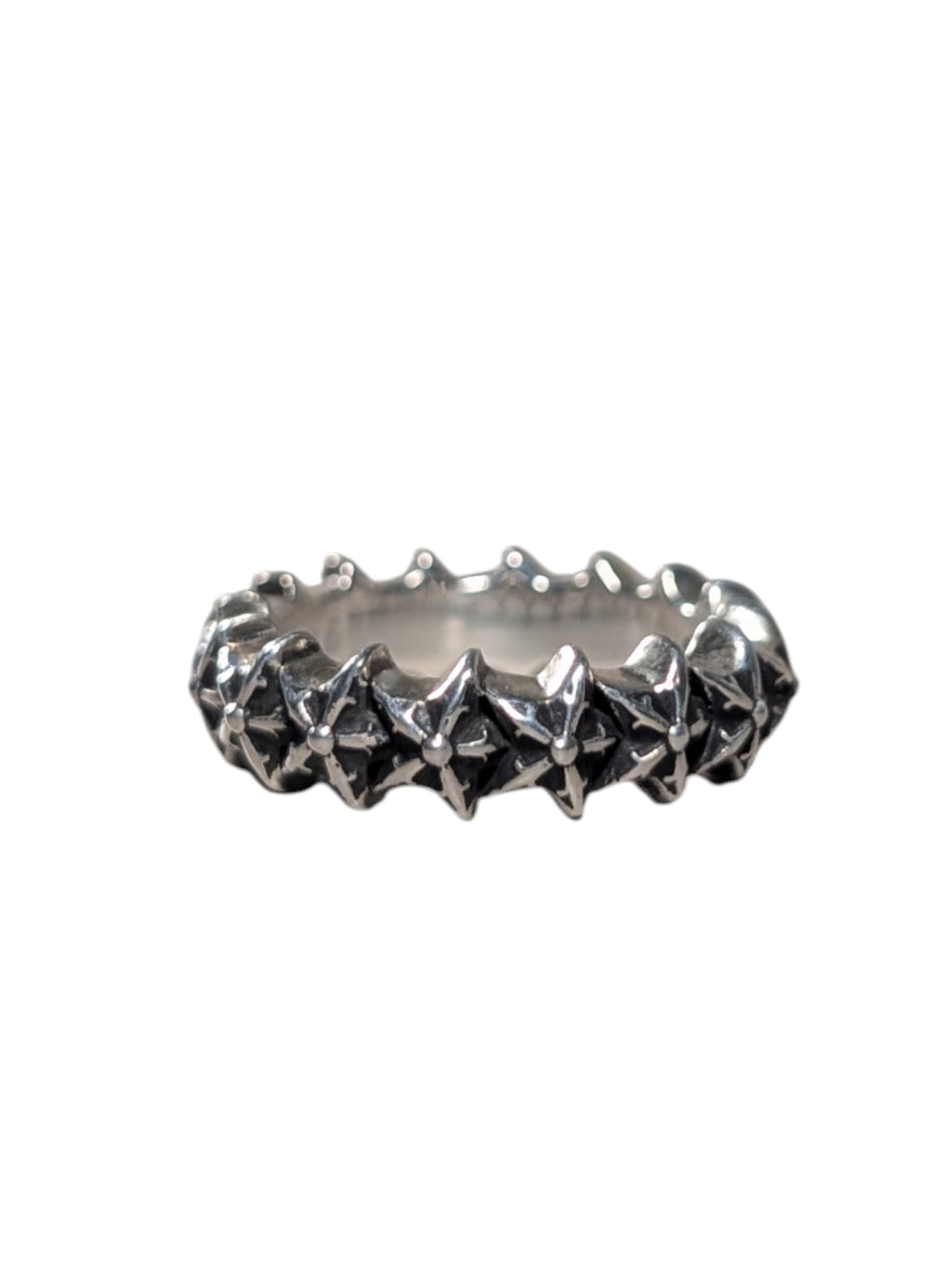 Chrome Hearts Silver Tiny Star Band Ring Archival