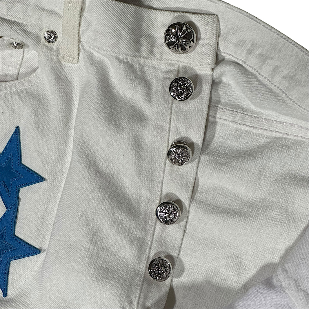 Chrome Hearts Star Patch Levi's Jeans Authenticated Designer