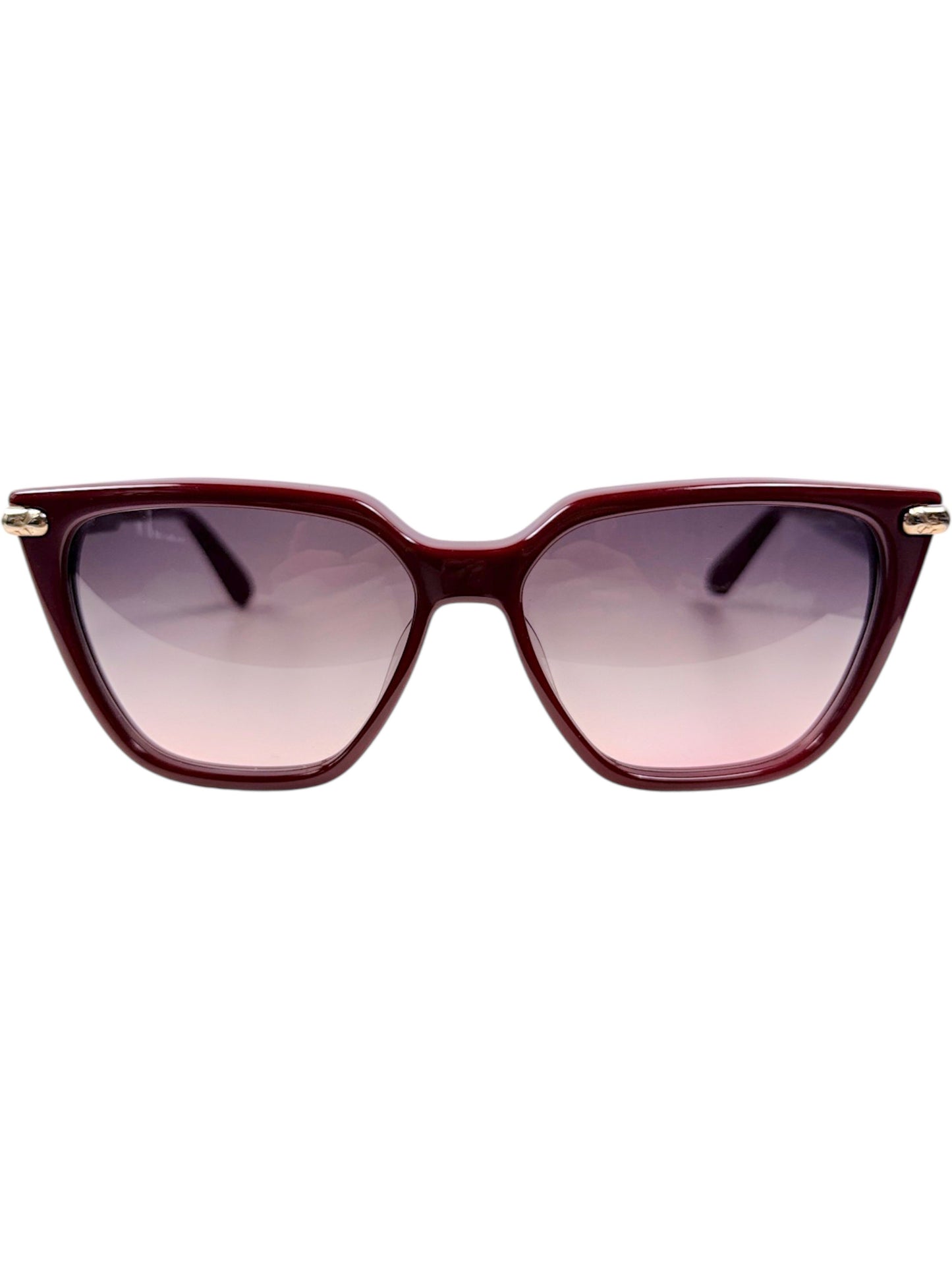 Chrome Hearts Stiffilis Burgundy Sunglasses Gradient Lenses