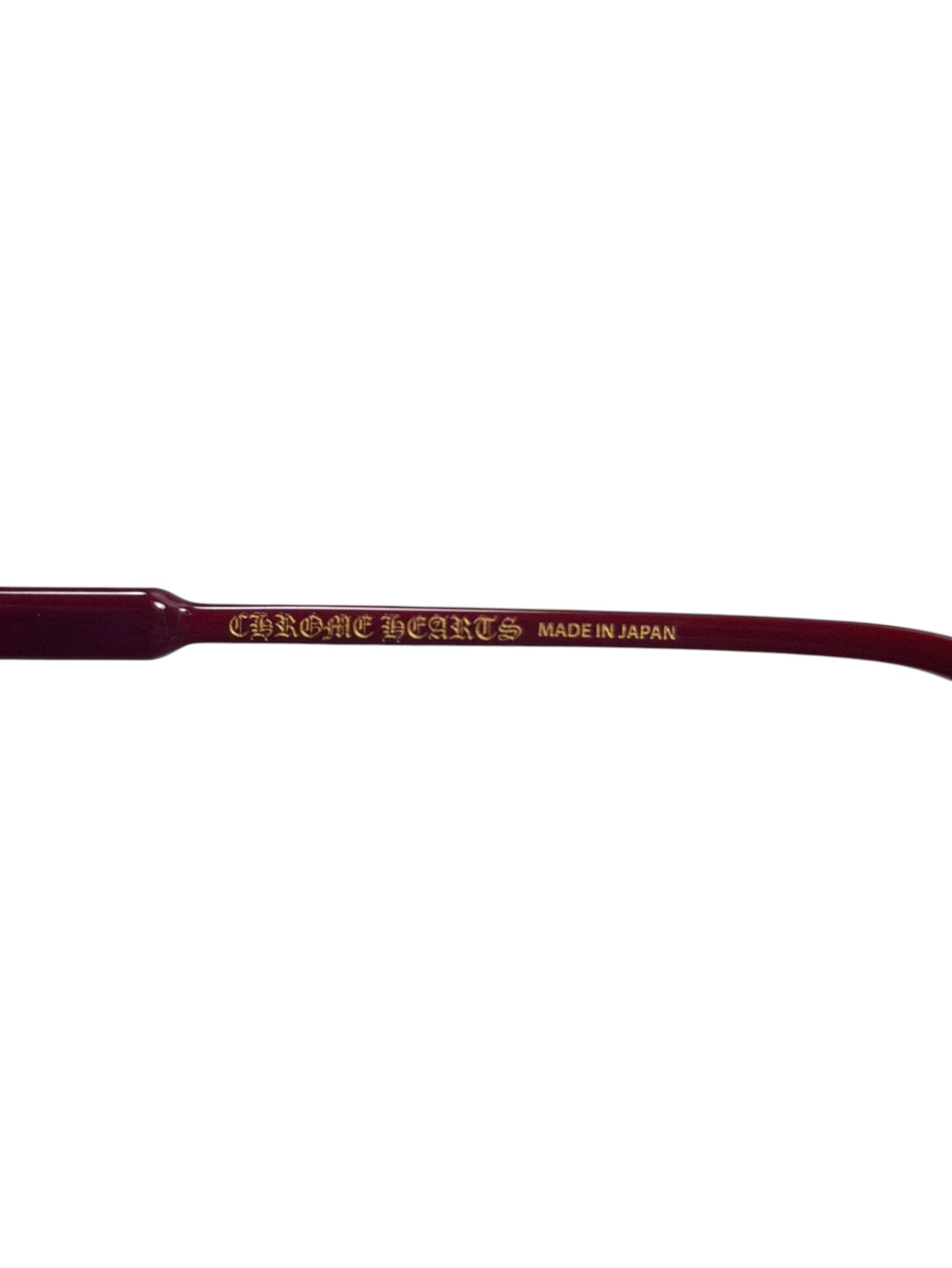 Chrome Hearts Made in Japan Stiffilis Burgundy Sunglasses