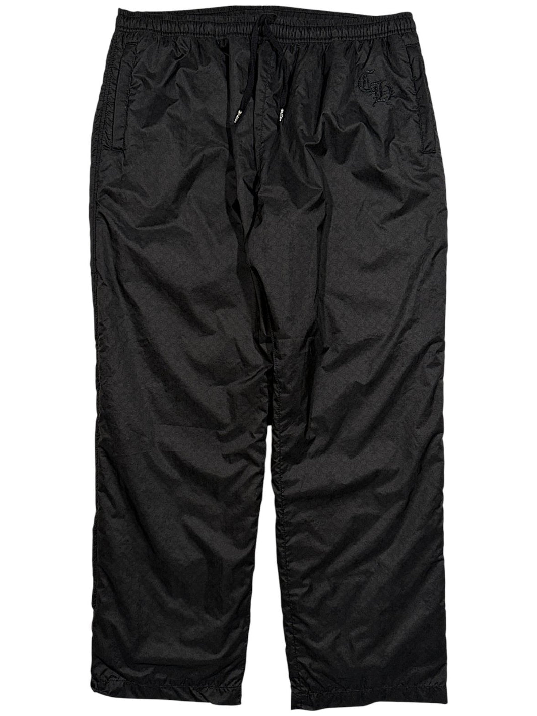 Chrome Hearts Trash Pickup CH Plus Monogram Track Pants Black Nylon