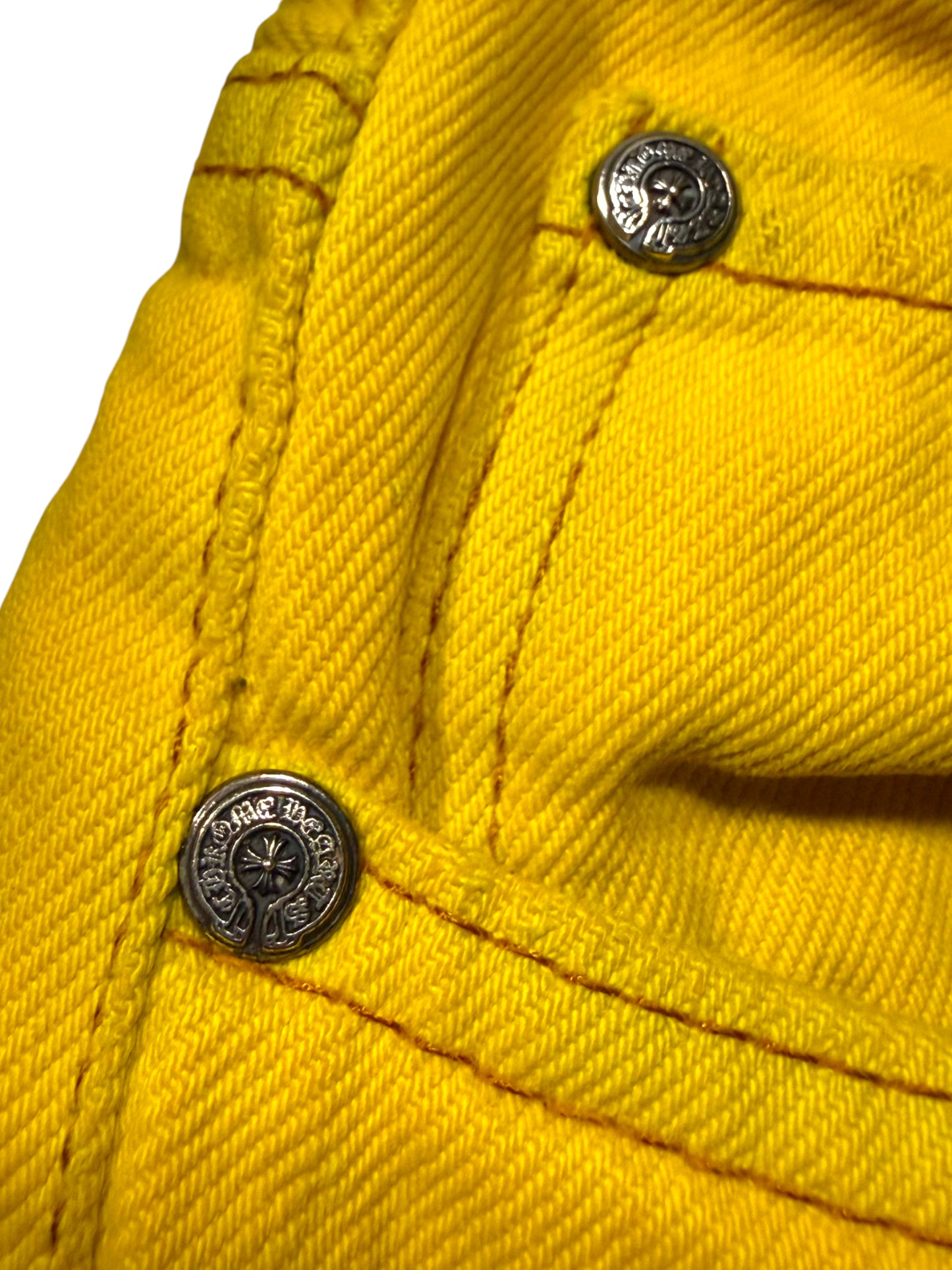 Yellow Cross Patch Levi's Jeans
