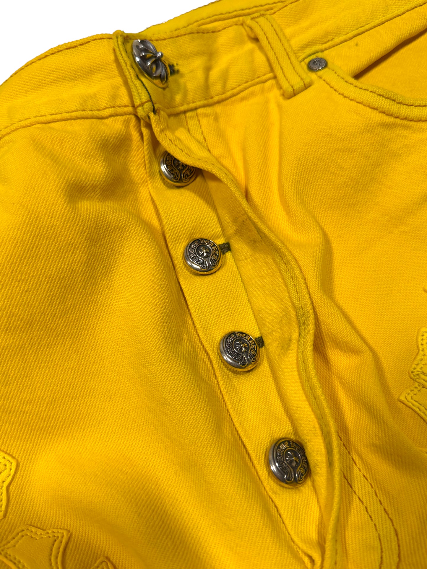 Yellow Cross Patch Levi's Jeans